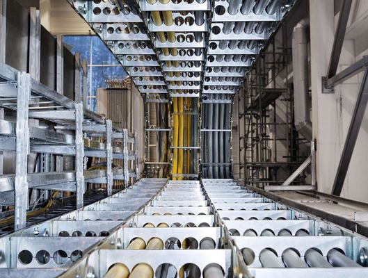 Heavy-duty steel cable carriers for extreme industrial loads and harsh environments